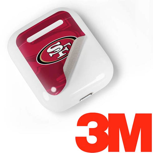 NFL San Francisco 49ers Double Vision Apple AirPods Skin