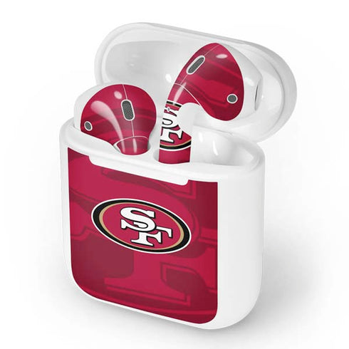 NFL San Francisco 49ers Double Vision Apple AirPods Skin
