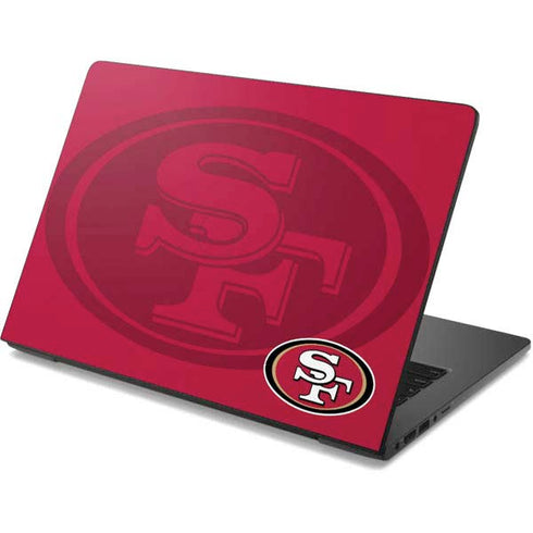 NFL San Francisco 49ers Double Vision Dell Chromebook Skin