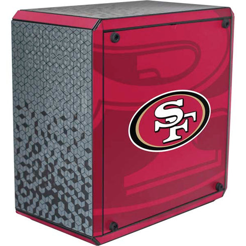 NFL San Francisco 49ers Double Vision Cooler Master MasterBox Q300L Mini Tower Skin