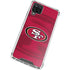 NFL San Francisco 49ers Double Vision Galaxy A12 Clear Case