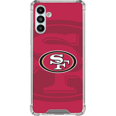 NFL San Francisco 49ers Double Vision Galaxy A13 5G Clear Case