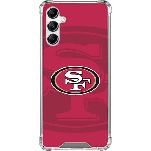 NFL San Francisco 49ers Double Vision Galaxy A14 5G Clear Case