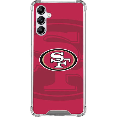 NFL San Francisco 49ers Double Vision Galaxy A15 5G Clear Case