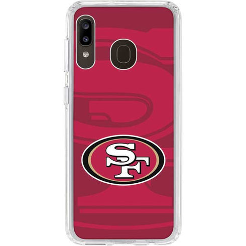 NFL San Francisco 49ers Double Vision Galaxy A20 Clear Case