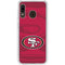 NFL San Francisco 49ers Double Vision Galaxy A20 Clear Case