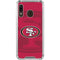 NFL San Francisco 49ers Double Vision Galaxy A30 Clear Case