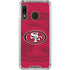 NFL San Francisco 49ers Double Vision Galaxy A30 Clear Case