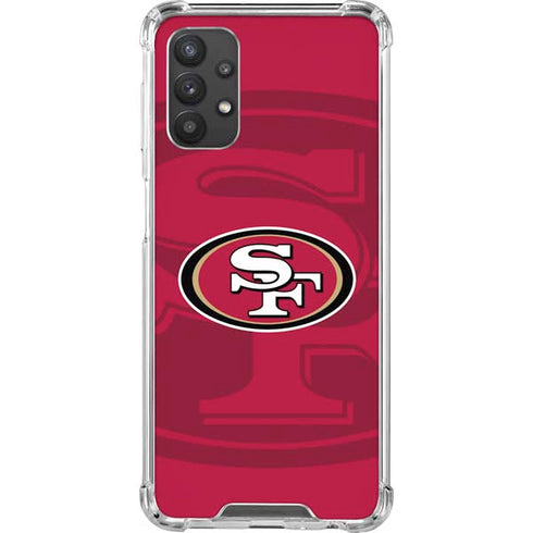 NFL San Francisco 49ers Double Vision Galaxy A32 5G Clear Case