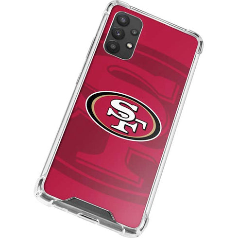 NFL San Francisco 49ers Double Vision Galaxy A32 5G Clear Case