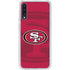 NFL San Francisco 49ers Double Vision Galaxy A50 Clear Case