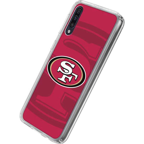 NFL San Francisco 49ers Double Vision Galaxy A50 Clear Case