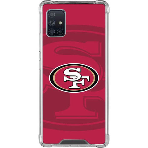 NFL San Francisco 49ers Double Vision Galaxy A51 5G Clear Case