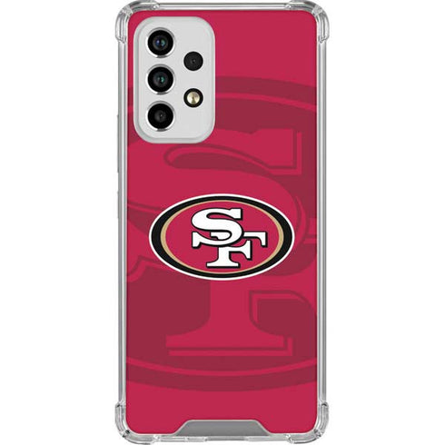 NFL San Francisco 49ers Double Vision Galaxy A53 5G Clear Case