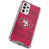 NFL San Francisco 49ers Double Vision Galaxy A53 5G Clear Case
