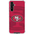 NFL San Francisco 49ers Double Vision Galaxy A54 5G Clear Case
