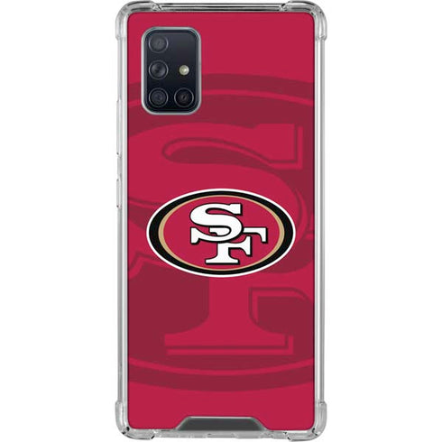 NFL San Francisco 49ers Double Vision Galaxy A71 5G Clear Case
