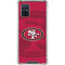 NFL San Francisco 49ers Double Vision Galaxy A71 5G Clear Case
