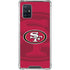 NFL San Francisco 49ers Double Vision Galaxy A71 5G Clear Case