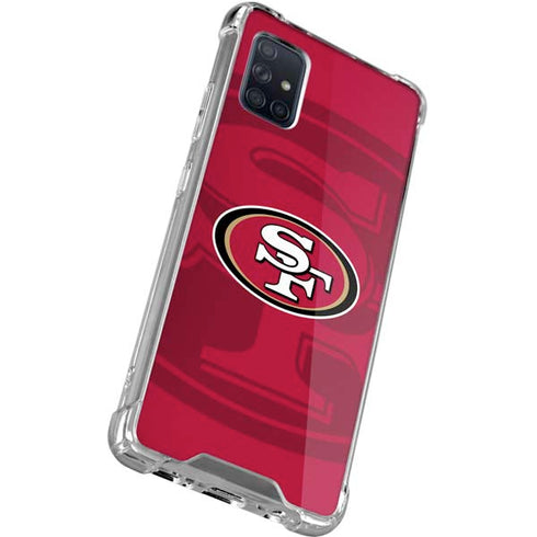 NFL San Francisco 49ers Double Vision Galaxy A71 5G Clear Case