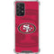 NFL San Francisco 49ers Double Vision Galaxy A72 5G Clear Case