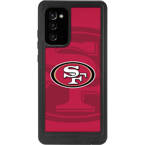 NFL San Francisco 49ers Double Vision Galaxy Note20 5G Waterproof Case