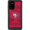 NFL San Francisco 49ers Double Vision Galaxy Note20 5G Waterproof Case