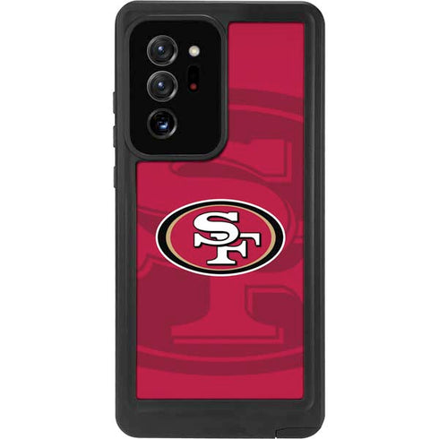 NFL San Francisco 49ers Double Vision Galaxy Note20 Ultra 5G Waterproof Case