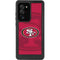 NFL San Francisco 49ers Double Vision Galaxy Note20 Ultra 5G Waterproof Case