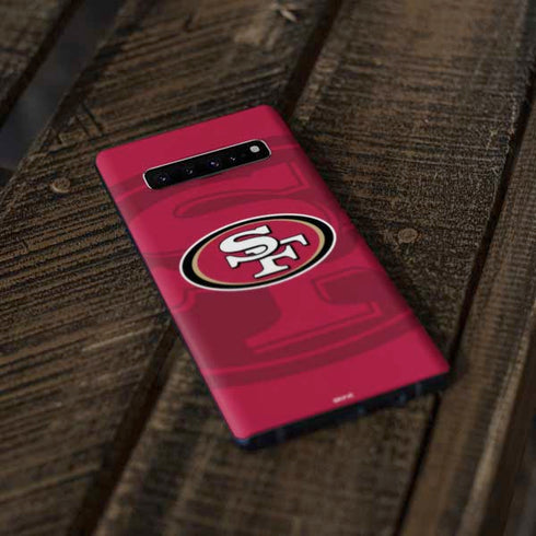 NFL San Francisco 49ers Double Vision Galaxy S10 Plus Skin