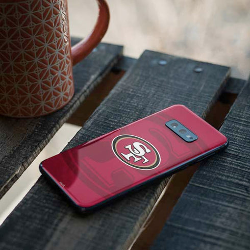 NFL San Francisco 49ers Double Vision Galaxy S10e Skin