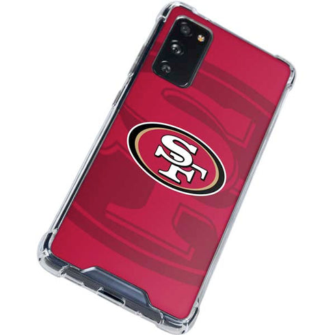 NFL San Francisco 49ers Double Vision Galaxy S20 FE Clear Case