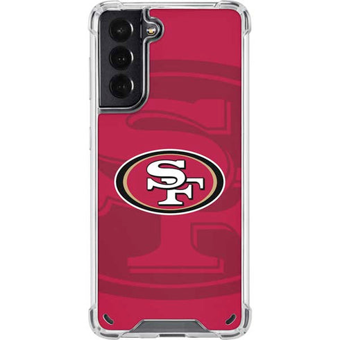 NFL San Francisco 49ers Double Vision Galaxy S21 5G Clear Case