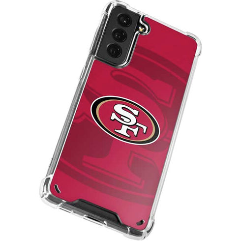 NFL San Francisco 49ers Double Vision Galaxy S21 5G Clear Case