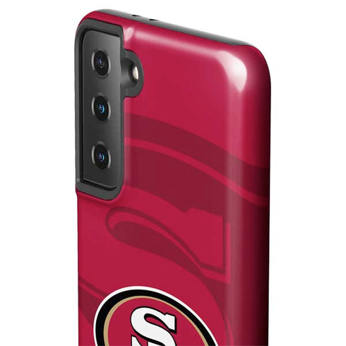 NFL San Francisco 49ers Double Vision Galaxy S21 FE Pro Case