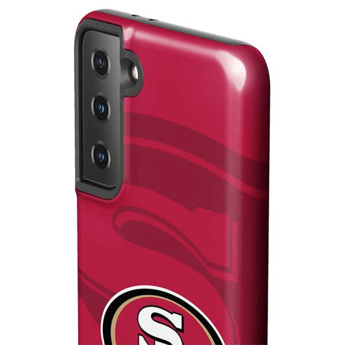 NFL San Francisco 49ers Double Vision Galaxy S21 Plus 5G Pro Case