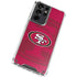 NFL San Francisco 49ers Double Vision Galaxy S21 Ultra 5G Clear Case