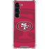NFL San Francisco 49ers Double Vision Galaxy S23 Clear Case