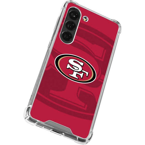 NFL San Francisco 49ers Double Vision Galaxy S23 Clear Case