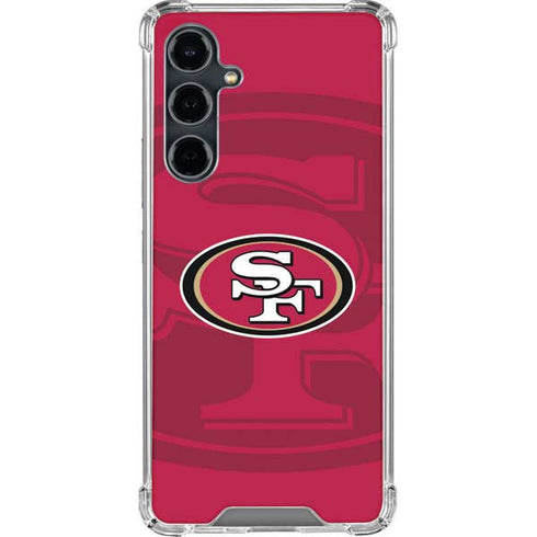 NFL San Francisco 49ers Double Vision Galaxy S23 FE Clear Case