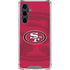 NFL San Francisco 49ers Double Vision Galaxy S23 FE Clear Case