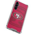 NFL San Francisco 49ers Double Vision Galaxy S23 FE Clear Case