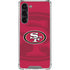 NFL San Francisco 49ers Double Vision Galaxy S23 Plus Clear Case