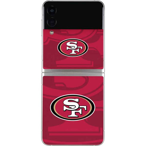 NFL San Francisco 49ers Double Vision Galaxy Z Flip3 5G Skin