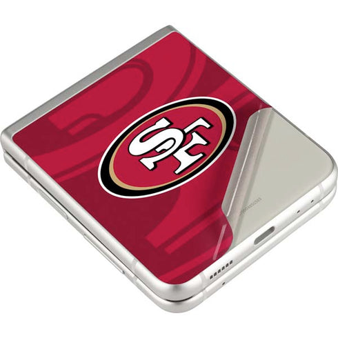 NFL San Francisco 49ers Double Vision Galaxy Z Flip3 5G Skin
