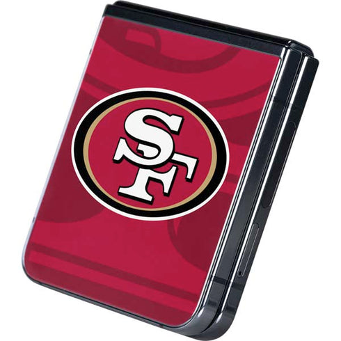 NFL San Francisco 49ers Double Vision Galaxy Z Flip5 5G Skin