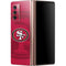 NFL San Francisco 49ers Double Vision Galaxy Z Fold2 5G Skin