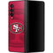 NFL San Francisco 49ers Double Vision Galaxy Z Fold3 5G Skin