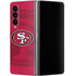NFL San Francisco 49ers Double Vision Galaxy Z Fold4 5G Skin