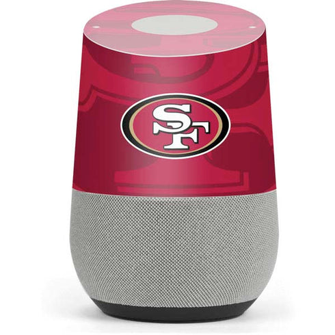 NFL San Francisco 49ers Double Vision Google Home Skin